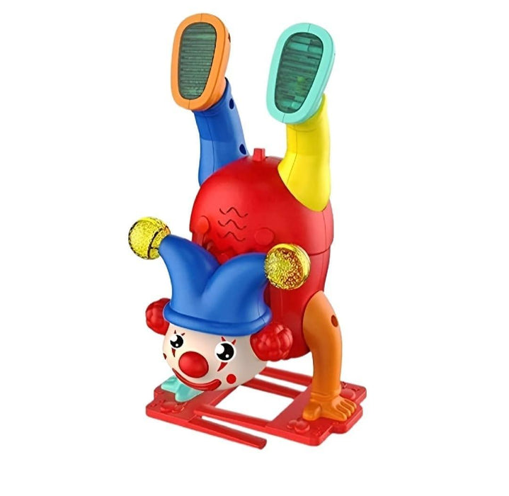 Multicolor Electric Drive Set Upside Down Clown Toy - 1 Pc for Kids Aged 3-5