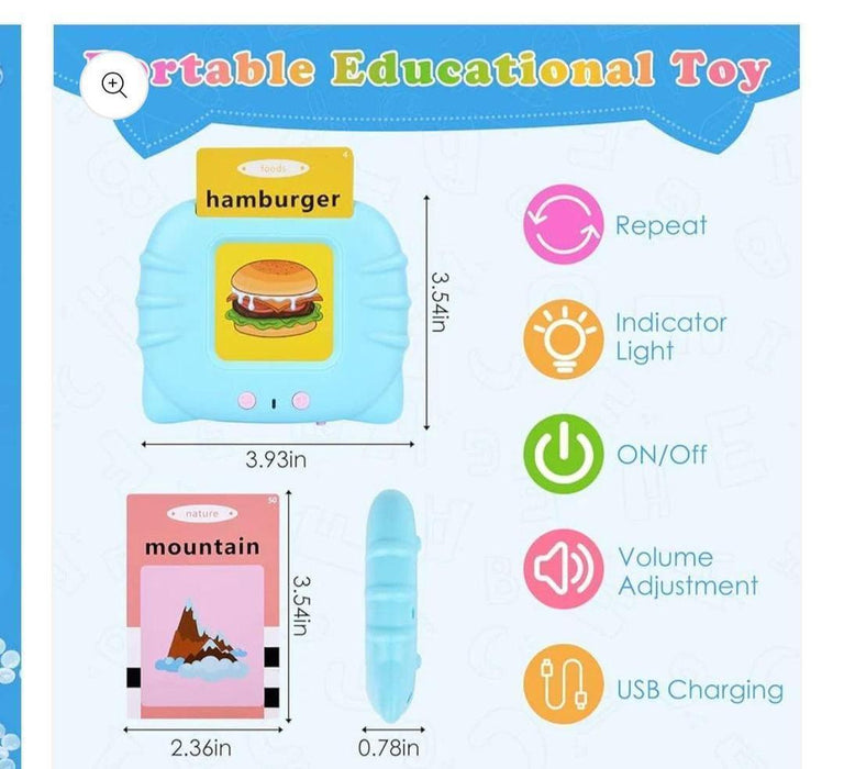 Multicolor Intellectual Learning E-Book - 1 Pc for Ages 3-5