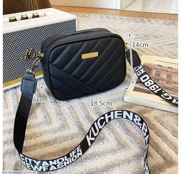 Chic Women's 1 Pc Multicolor Leather Crossbody Bag