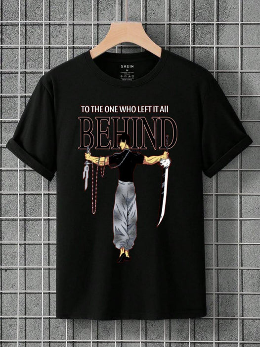 1 Pc Men's Cotton Printed T-Shirt