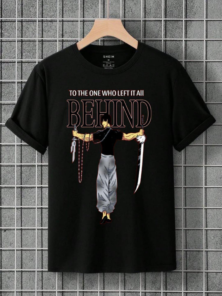 1 Pc Men's Cotton Printed T-Shirt