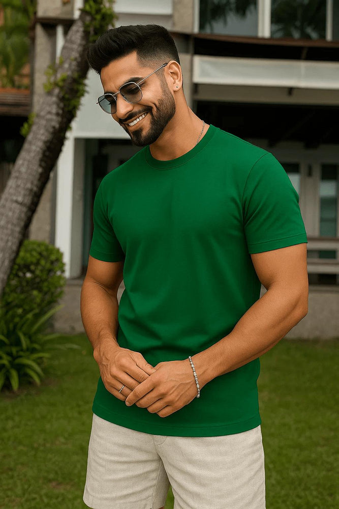 Emerald Green T-Shirt – Regular Fit EW-000274